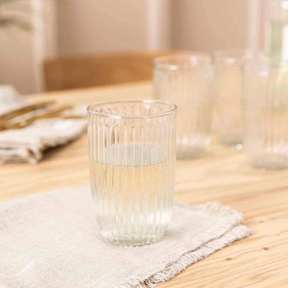 Garden Trading Set 0f 4 Northmoor Ribbed Tall Tumblers